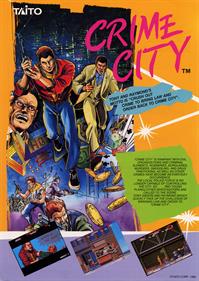 Crime City - Advertisement Flyer - Front Image