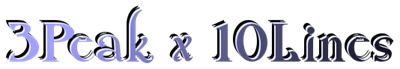 3Peak x 10Lines - Clear Logo Image