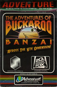 The Adventures of Buckaroo Banzai: Across the 8th Dimension! - Box - Front Image