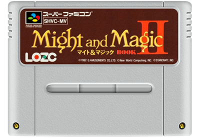 Might and Magic: Book II - Fanart - Cart - Front