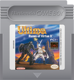 Ultima: Runes of Virtue II - Fanart - Cart - Front