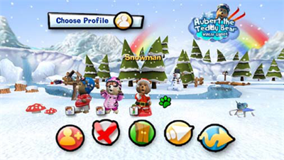 Hubert the Teddy Bear: Winter Games - Screenshot - Game Title Image