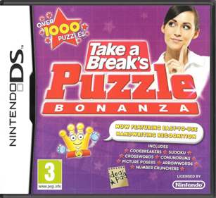 Take a Break's Puzzle Bonanza - Box - Front - Reconstructed Image