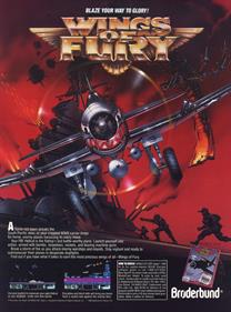 Wings of Fury - Advertisement Flyer - Front Image