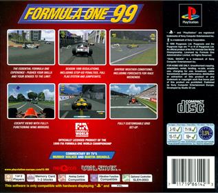 Formula One 99 - Box - Back Image