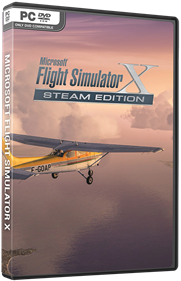 Microsoft Flight Simulator X: Steam Edition - Box - 3D Image