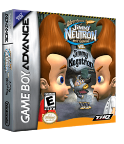 The Adventures of Jimmy Neutron Boy Genius vs. Jimmy Negatron - Box - 3D Image