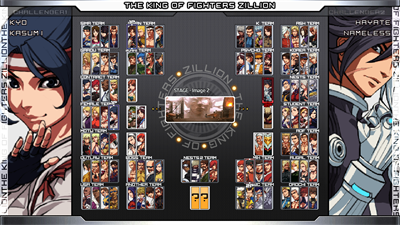 The King of Fighters Zillion - Screenshot - Game Select