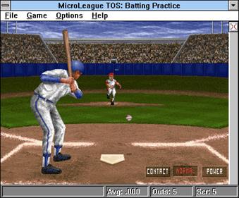 Time Out Sports: Baseball - Screenshot - Gameplay Image