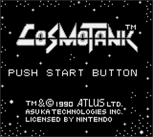 CosmoTank - Screenshot - Game Title Image
