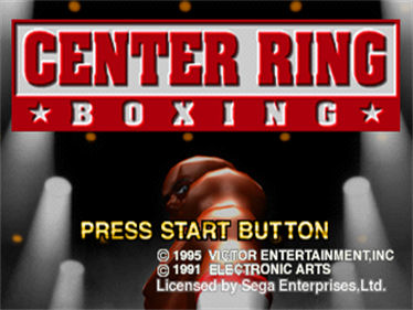 Center Ring Boxing - Screenshot - Game Title Image