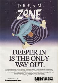 Dream Zone - Advertisement Flyer - Front Image