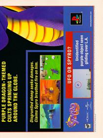 Spyro the Dragon - Advertisement Flyer - Front Image