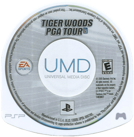 Tiger Woods PGA Tour - Disc Image