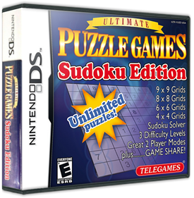 Ultimate Puzzle Games Sudoku Edition - Box - 3D Image