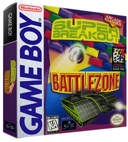 Arcade Classics: Super Breakout / Battlezone - Box - 3D Image