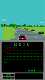 Out Run (Mega-Tech) - Screenshot - Gameplay Image