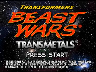 Transformers: Beast Wars Transmetals - Screenshot - Game Title Image