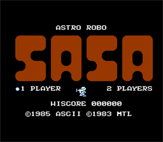 Astro Robo SASA - Screenshot - Game Title Image