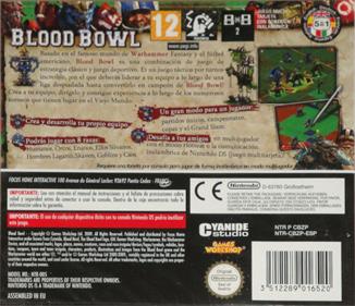 Blood Bowl - Box - Back Image