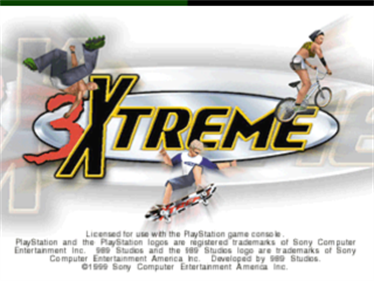 3Xtreme - Screenshot - Game Title Image