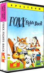 Foxx Fights Back  - Box - 3D Image