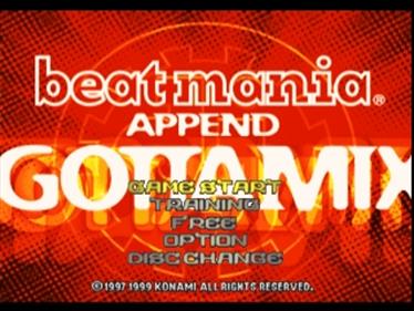 beatmania Append Gotta Mix - Screenshot - Game Title Image
