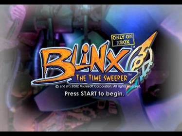 Blinx: The Time Sweeper - Screenshot - Game Title Image