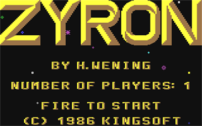 Zyron - Screenshot - Game Title Image