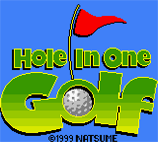 Hole in One Golf - Screenshot - Game Title Image