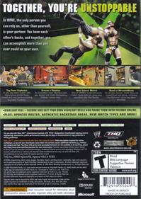 WWE SmackDown vs. Raw 2009 - Box - Back Image