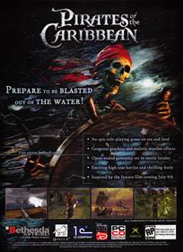 Pirates of the Caribbean - Advertisement Flyer - Front Image