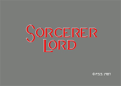 Sorcerer Lord - Screenshot - Game Title Image