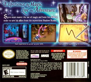 Spyro: Shadow Legacy - Box - Back Image