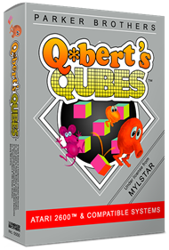 Q*bert's Qubes - Box - 3D Image