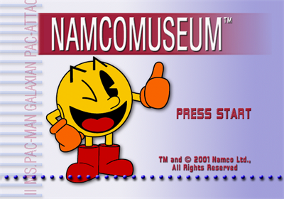 Namco Museum - Screenshot - Game Title Image