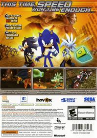 Sonic the Hedgehog (2006) - Box - Back Image