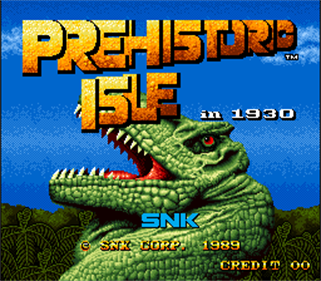Prehistoric Isle in 1930 - Screenshot - Game Title Image