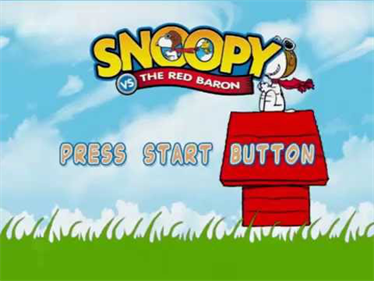 Snoopy vs The Red Baron - Screenshot - Game Title Image