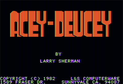 Acey-Deucey - Screenshot - Game Title Image
