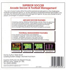 Superior Soccer - Box - Back Image