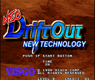 Neo Drift Out: New Technology - Screenshot - Game Title Image