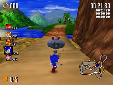 Sonic R - Screenshot - Gameplay Image