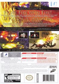 Dragon Blade: Wrath of Fire - Box - Back Image