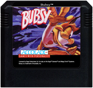 Bubsy in: Claws Encounters of the Furred Kind - Cart - Front Image