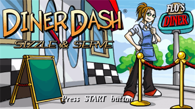 Diner Dash: Sizzle and Serve - Screenshot - Game Title Image