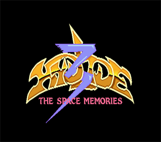 Hydlide 3: The Space Memories - Screenshot - Game Title Image