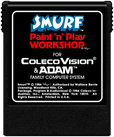 Smurf Paint 'n' Play Workshop - Cart - Front Image