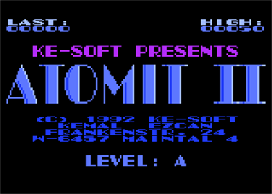 Atomit II - Screenshot - Game Title Image