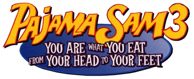 Pajama Sam 3: You Are What You Eat from Your Head to Your Feet - Clear Logo Image